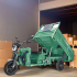 Грузовая электрическая тележка Rutrike D5 1700 60V1200W темно-зеленый