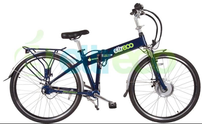 Электровелосипед eltreco patrol кардан 28 blue Электровелосипед eltreco patrol кардан 28 blue